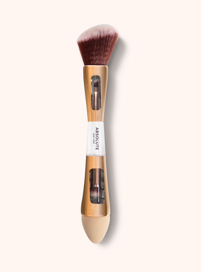 Silver Angled Complexion Brush - Synthetic Contour and Blush Brush –  Absolute New York