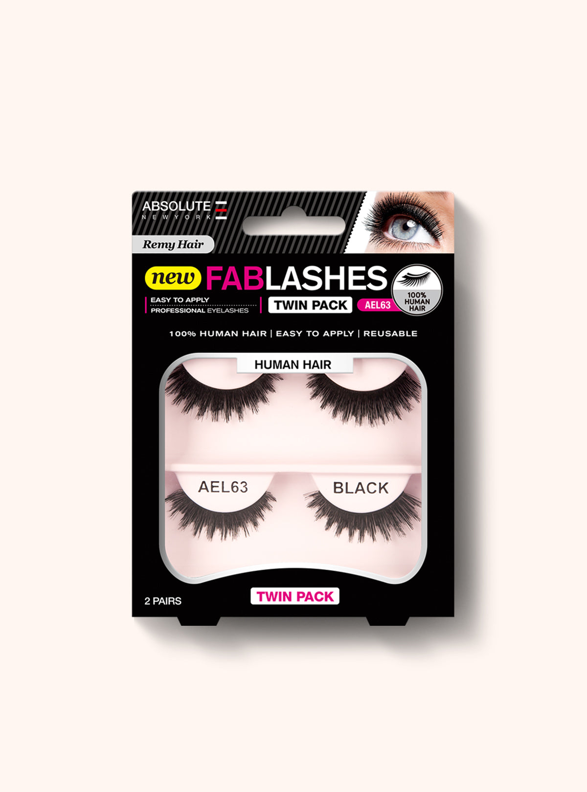 Classic Eyelashes || AEL63 Twin Pack