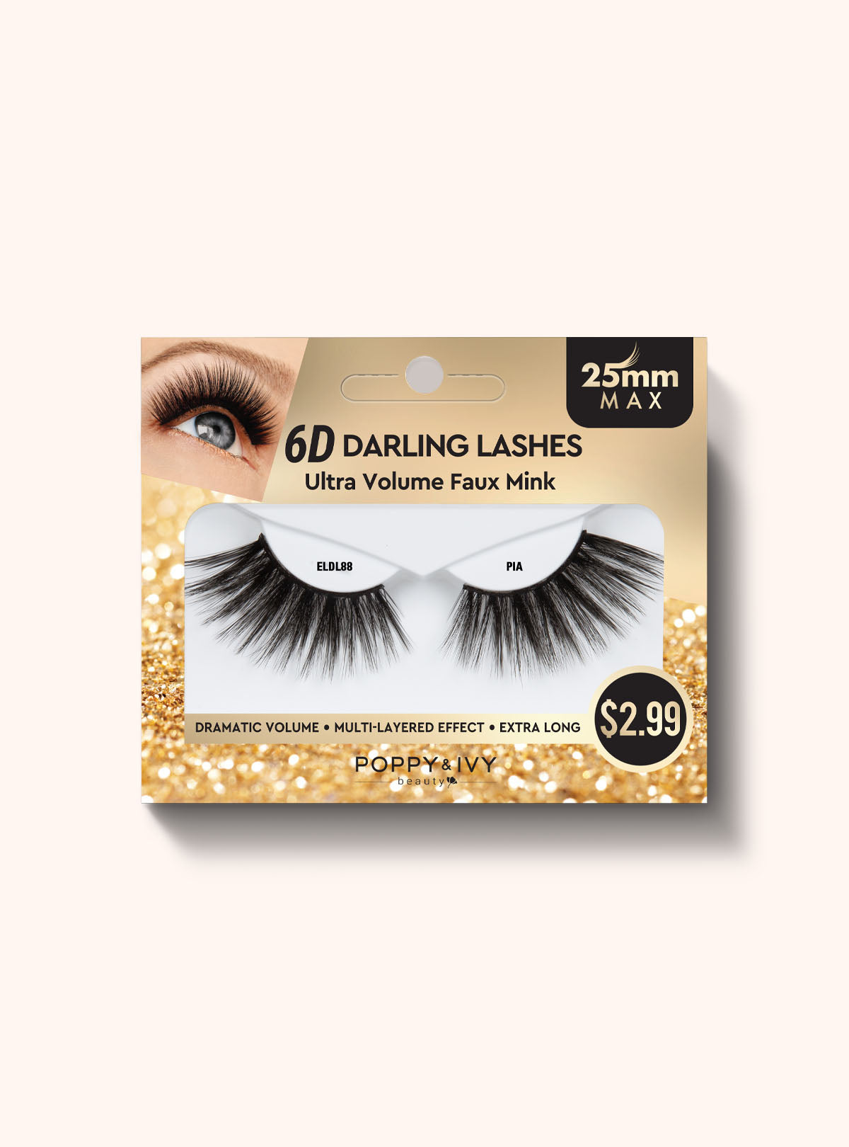Poppy & Ivy 6D Darling Lashes 25mm Eyelashes || Pia Default Title