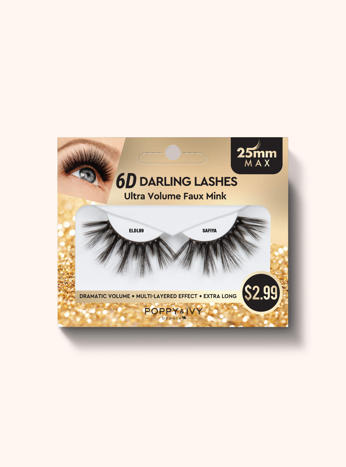 Poppy & Ivy 6D Darling Lashes 25mm Eyelashes || Safiya Default Title