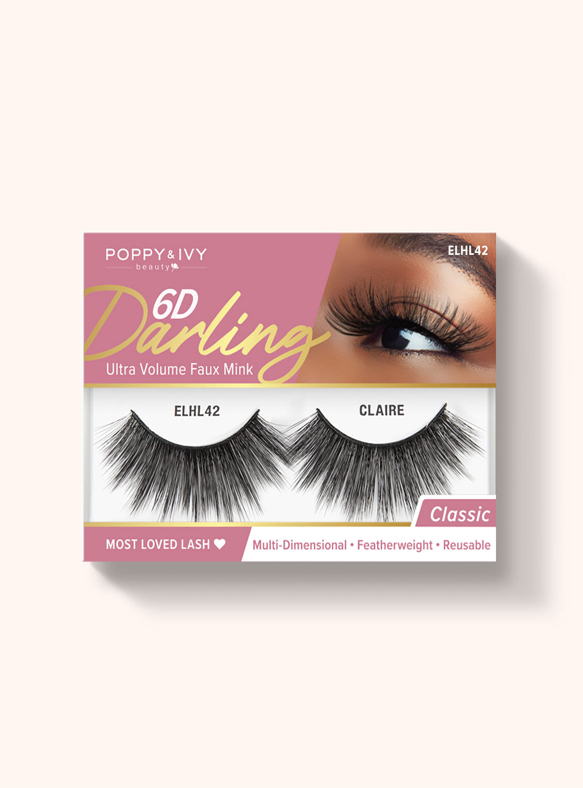 Poppy & Ivy 6D Darling Lashes || Claire