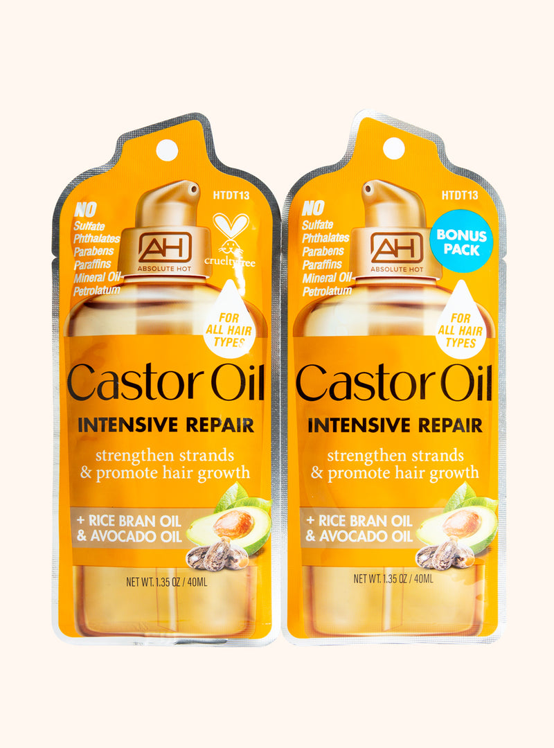 Castor oil offers hair package