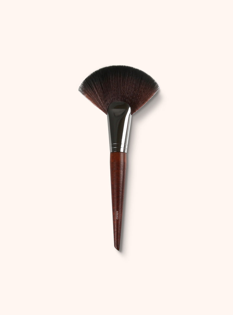 Brown Large Fan Brush Synthetic