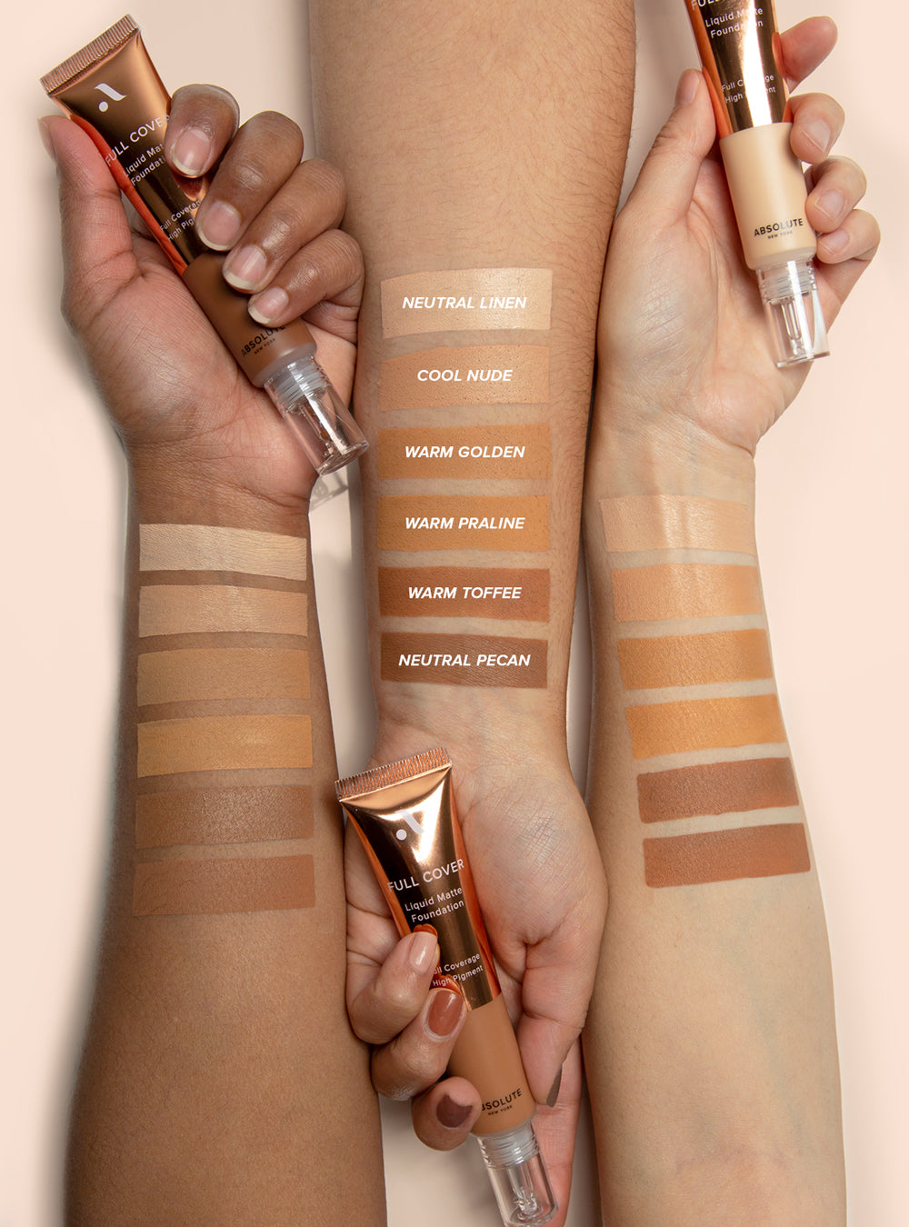 NINE grinding foundation neutral✕2 Full Cover Liquid Matte Foundation | ABSOLUTE NEW YORK – Absolute