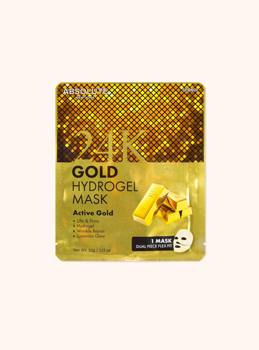 24k Gold hydrogel mask – Absolute New York