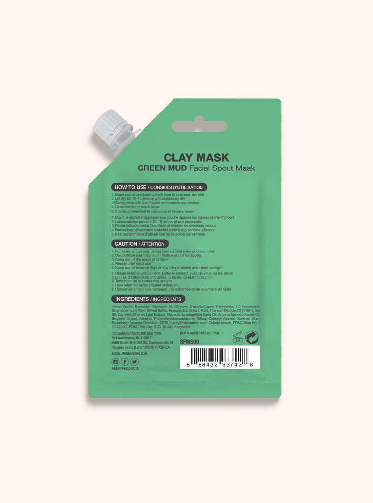 Spout Mask SFMS09 Green Clay