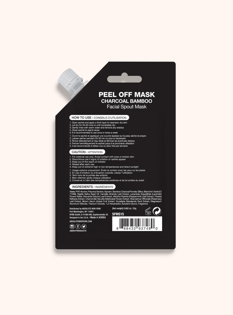 Spout Mask SFMS15 Charcoal Peel Off