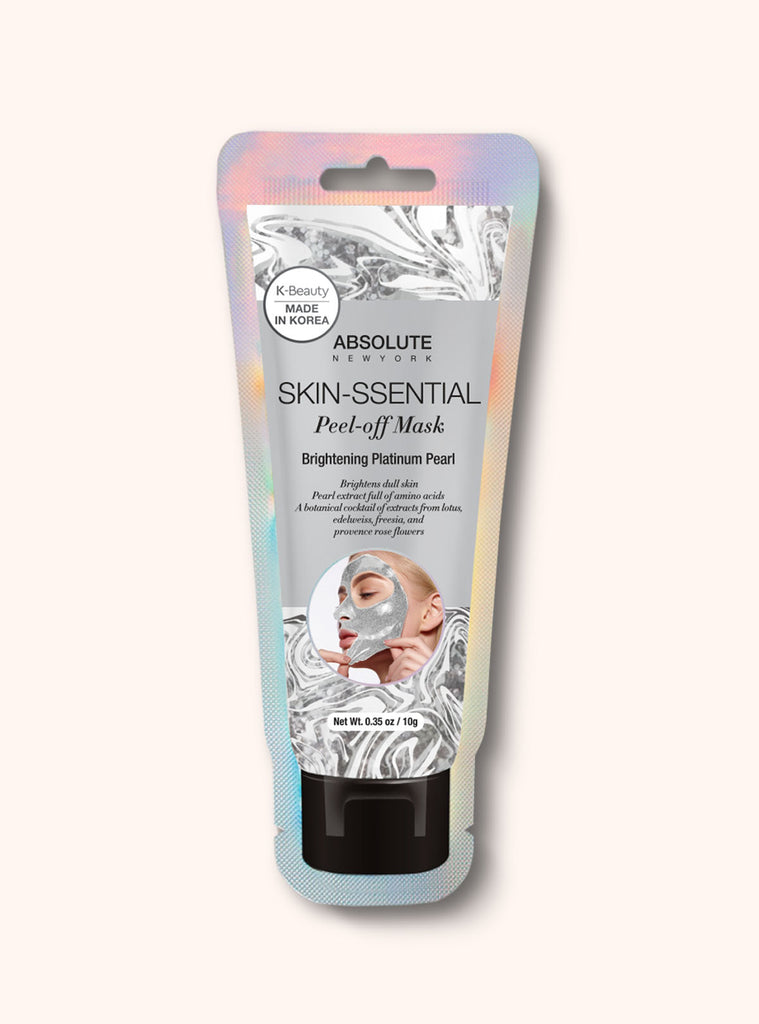 Skin-Ssential Mini Peel-Off Mask || Brightening Platinum Pearl