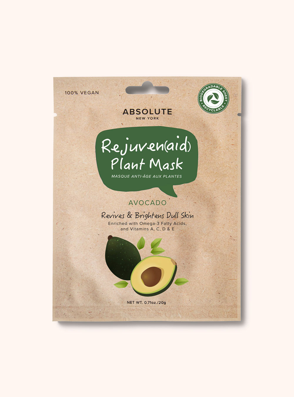 Rejuven Aid Plant Mask || Avocado