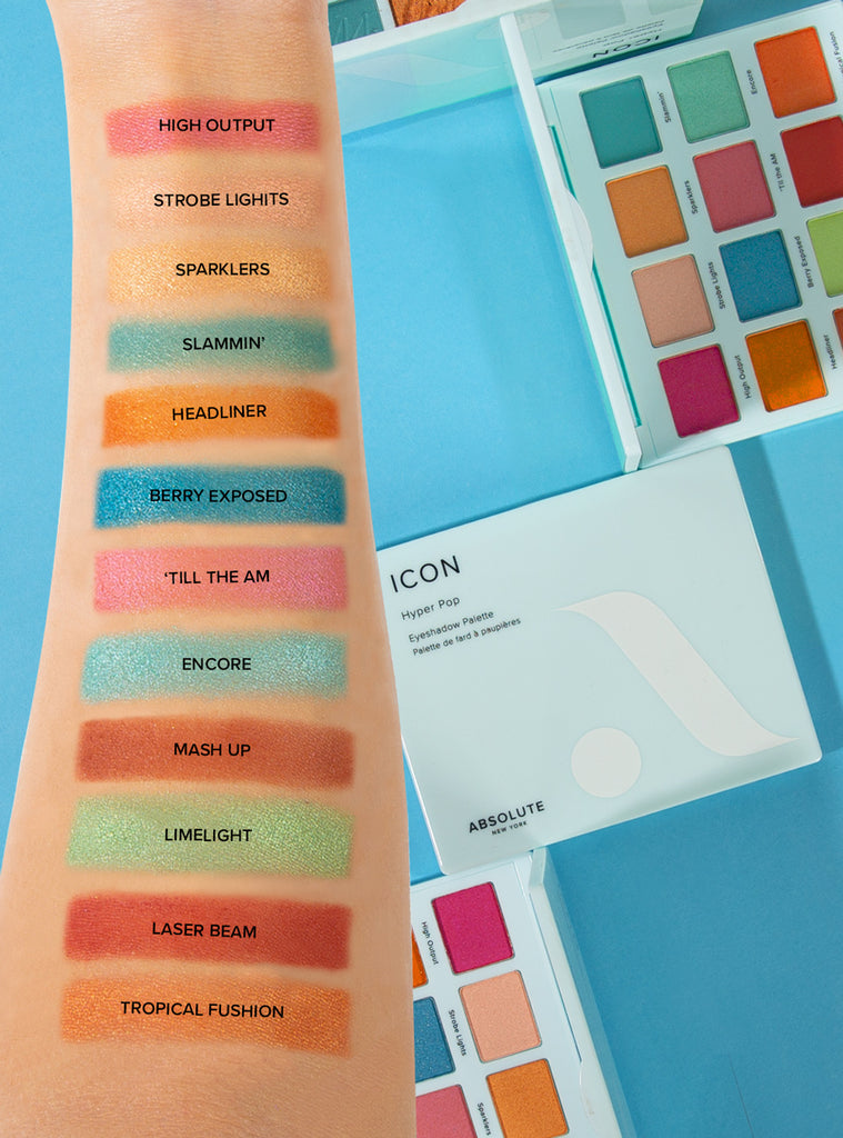 Absolute New York Icon Eyeshadow Palette Review Hyper Pop Icon Eyeshadow Palette – Absolute New York